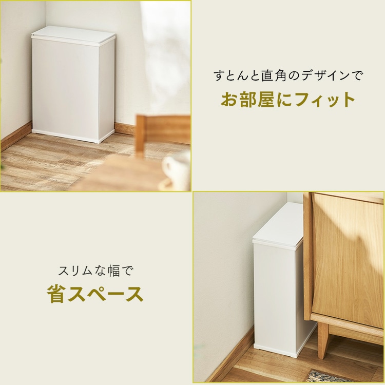 ゴミ箱 スチールペール STPL-30 ホワイト ホワイト