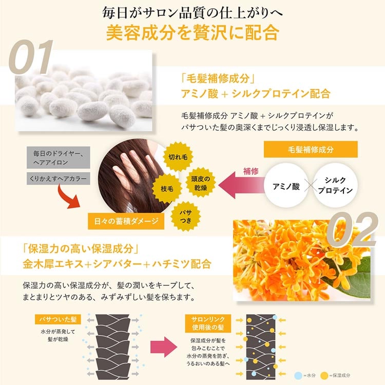 【2個セット】サロンリンク エクストラ トリートメント 金木犀の香り 300g
