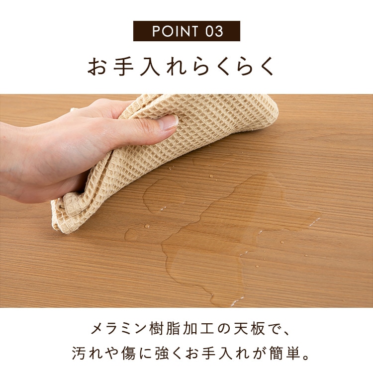 折りたたみテーブル 茶 茶