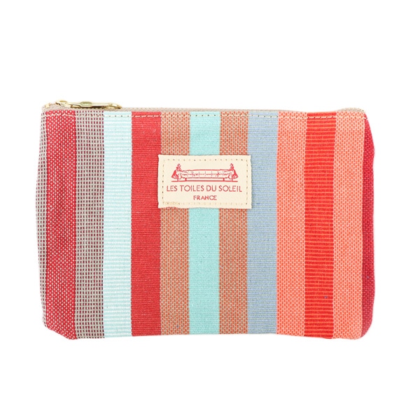 [A292]フラットソレイユポーチ(ポップ トメット ベージュ アマンド/POP TOMETTE Beige Amande) コスメポーチ ペンケース