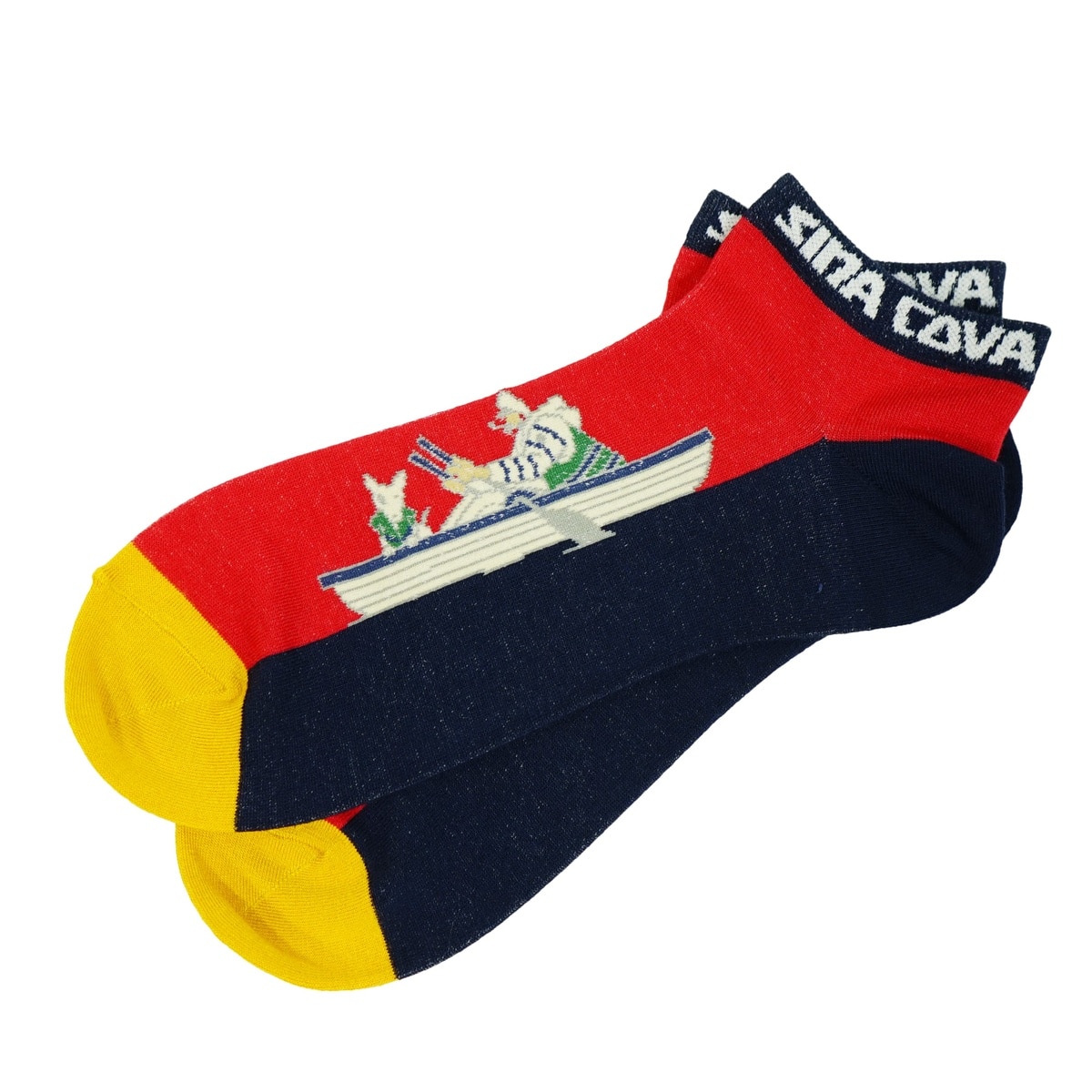 [SINA COVA(シナコバ)]スニーカーソックス 25177470 レッド F