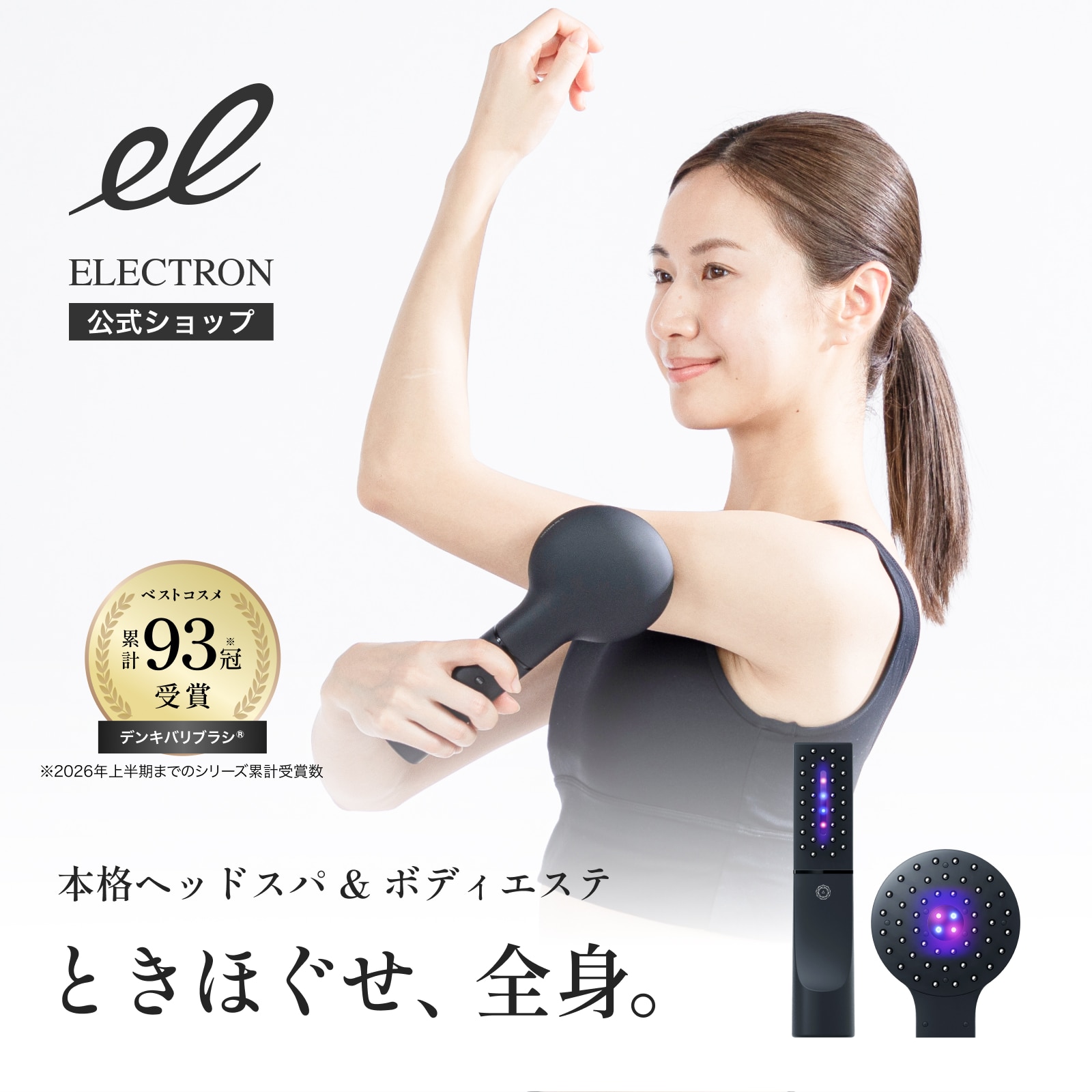 ［エレクトロン］デンキバリブラシ(R)2.0＋ボディ (電気バリブラシ)［送料無料］