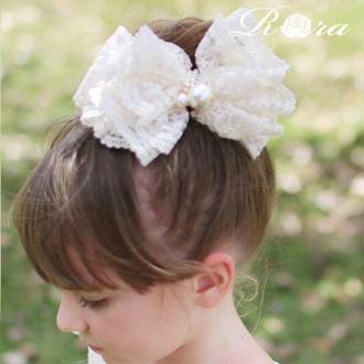 Rora ヘアゴム キッズ 通販 ノンノン 髪ゴム 髪飾り 髪留め リボン レース 大きい パール 女の子 子供 子ども こども おしゃれ かわいい フォーマル 大人っぽい 上品 入園式 卒園式 入学式 卒業式 結婚式 パーティー ヘアアレンジ ヘアアクセサリー