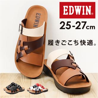 EDWIN サンダル 通販 コンフォートサンダル サンダルシューズ EW5115 紳士サンダル エドウィン 靴 シューズ メンズ エドウイン 春 夏 春夏 歩きやすい 父の日 贈り物 ギフト カジュアル オシャレ おしゃれ