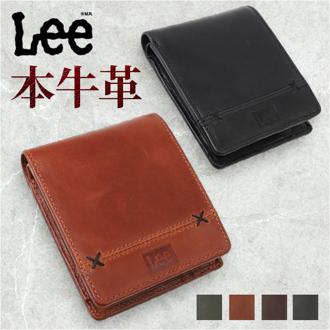 Lee 財布 リー 0520695 通販 二つ折り財布 メンズ 小銭入れあり 本革財布 レザーウォレット 革財布 2つ折り財布 ミニ財布 ふたつ折り財布 折りたたみ財布 牛革 ブランド 男性 紳士 レディース 大人 女性 おしゃれ シンプル メンズ財布