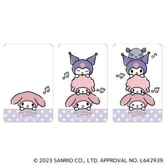 サンリオ クロミ グッズ 通販 マイメロディ クリアカード まじかる百貨店クリアカード 4947864049621 クロミ01 KUROMI かわいい 可愛い カワイイ 透明 推しグッズ キャラクター 推し活 レンチキュラー スマホ スマートフォン