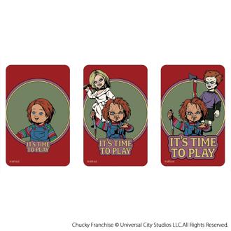 チャッキー グッズ 通販 CHUCKY ステッカー まじかる百貨店ステッカー 4947864075323 チャッキー01 スマホステッカー シール ステッカーシール 映画グッズ かわいい おしゃれ オシャレ キャラクター レンチキュラー チャイルドプレイ