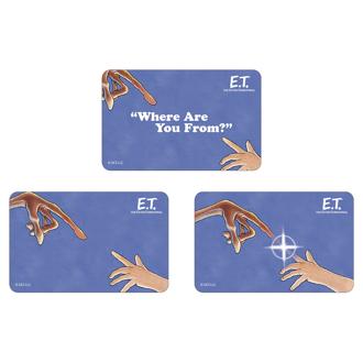 ET グッズ 通販 E.T. ステッカー まじかる百貨店ステッカー 4947864075651 the Extra Terrestrial04 シール ステッカーシール 映画グッズ イーティー おしゃれ 推し活 キャラクター レンチキュラー かわいい スマホ