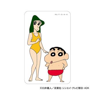 クレヨンしんちゃん グッズ 通販 クリアカード まじかる百貨店クリアカード ななこおねいさん 4947864116514 スマホ裏 スマートフォン 透明 カード かわいい 可愛い カワイイ キャラクター 推し活 推しグッズ レンチキュラー ホビー