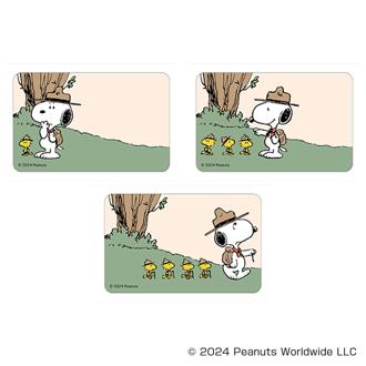 PEANUTS グッズ 通販 スヌーピー ステッカー まじかる百貨店ステッカー 4947864066253 PEANUTS09 SNOOPY スマホステッカー シール ステッカーシール キャラクター かわいい おしゃれ 可愛い レンチキュラー