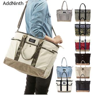 トートバッグ アドナインス addninth ショルダーバッグ キャンバス 2way トート ショルダー レディース メンズ 通販 無地 厚手 斜めがけ デニム 大きめ 通勤 通学 A4 B4 シンプル 大容量 マザーズバッグ アウトドア レディースバッグ ya170298 mens-bag-338 9102-1130055