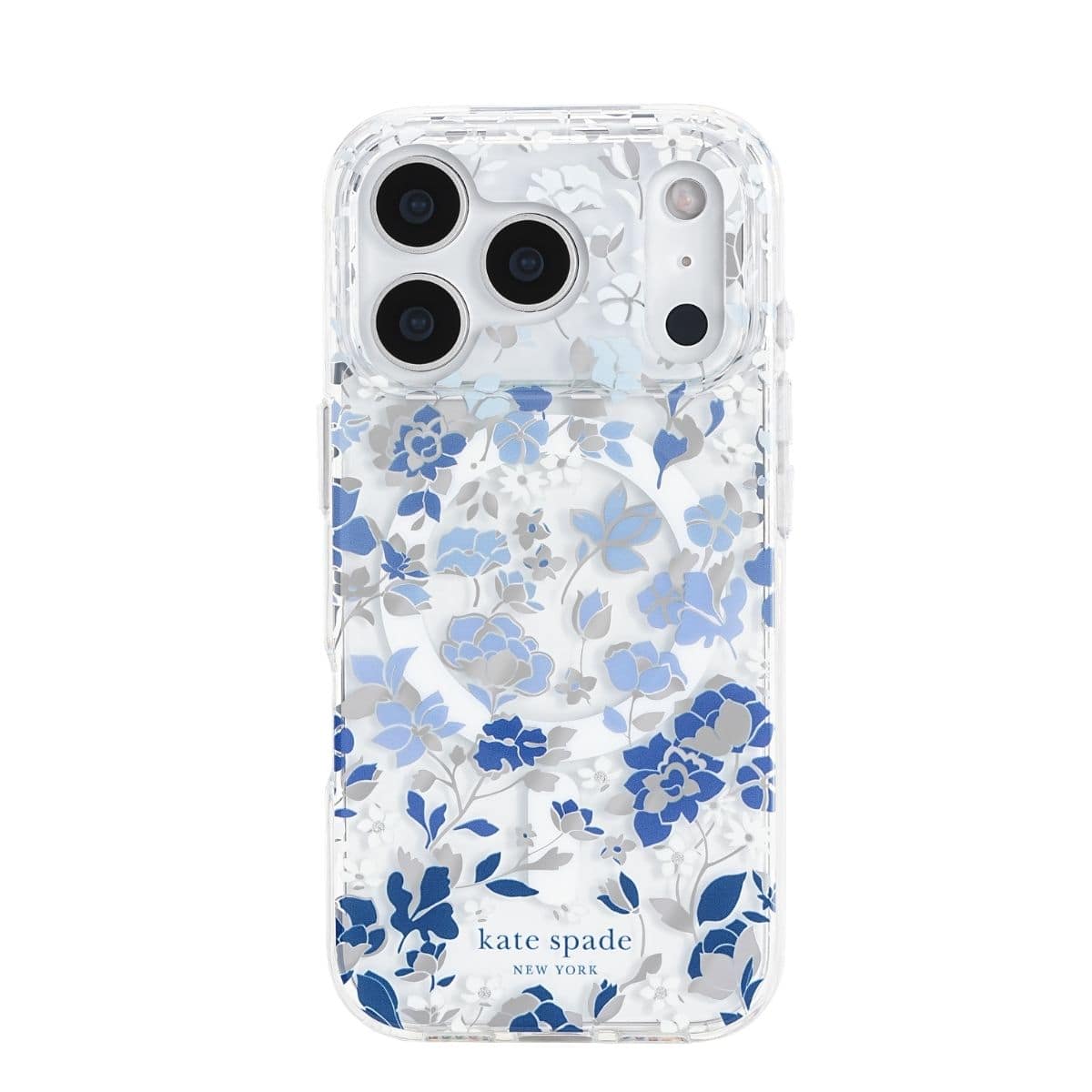iPhone 18 Pro/17 Pro スマホケース スマホカバー MagSafe対応 Flowerbed ブルー (KS061214)
