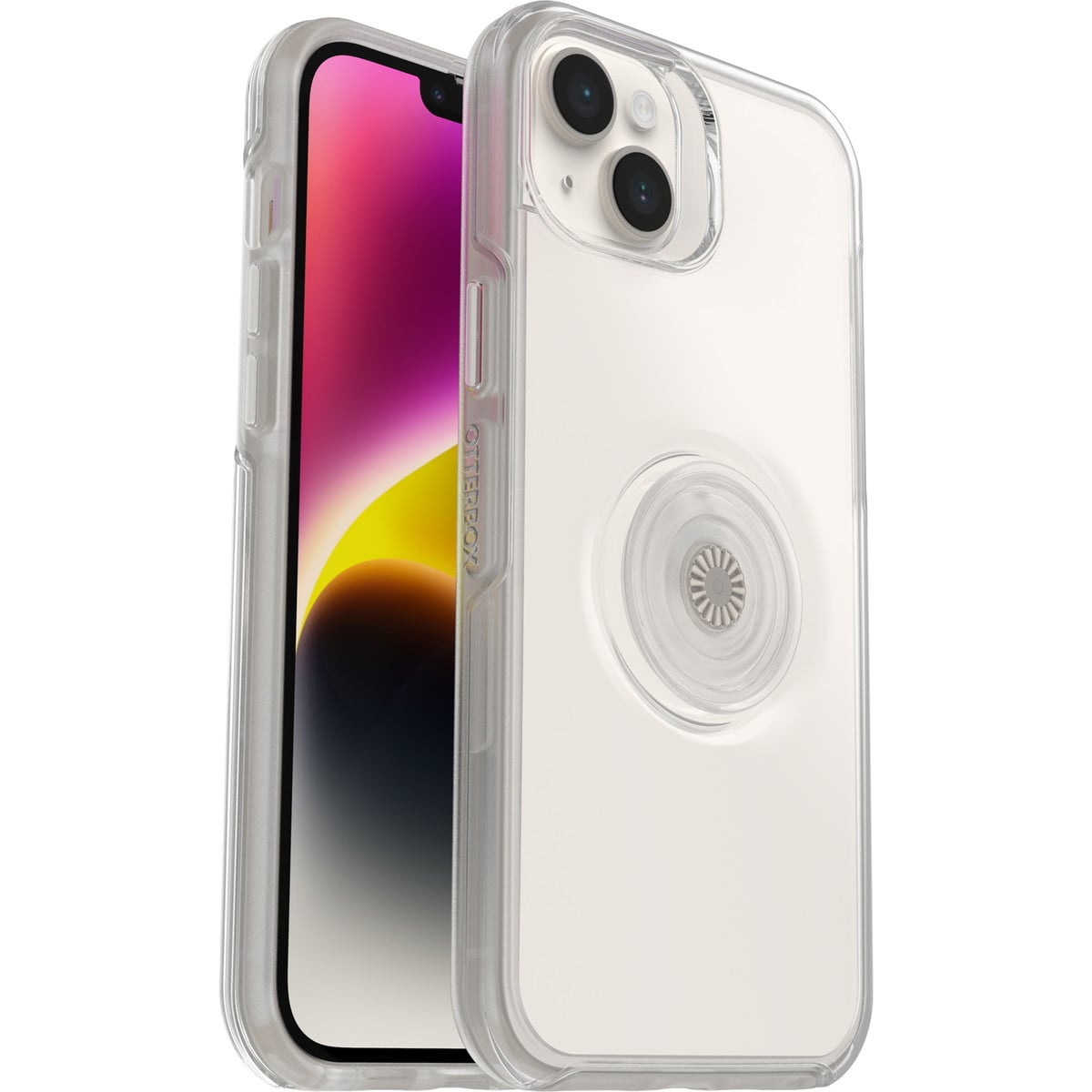 [OUTLET] iPhone 14 Plus スマホスマホケース スマホカバー スマホグリップ/スマホスタンドスタンド内蔵 Clear(クリア) OtterBox[オッターボックス] OTTER + POP Symmetry[オッター・ポップ シンメトリー] (77-88776)