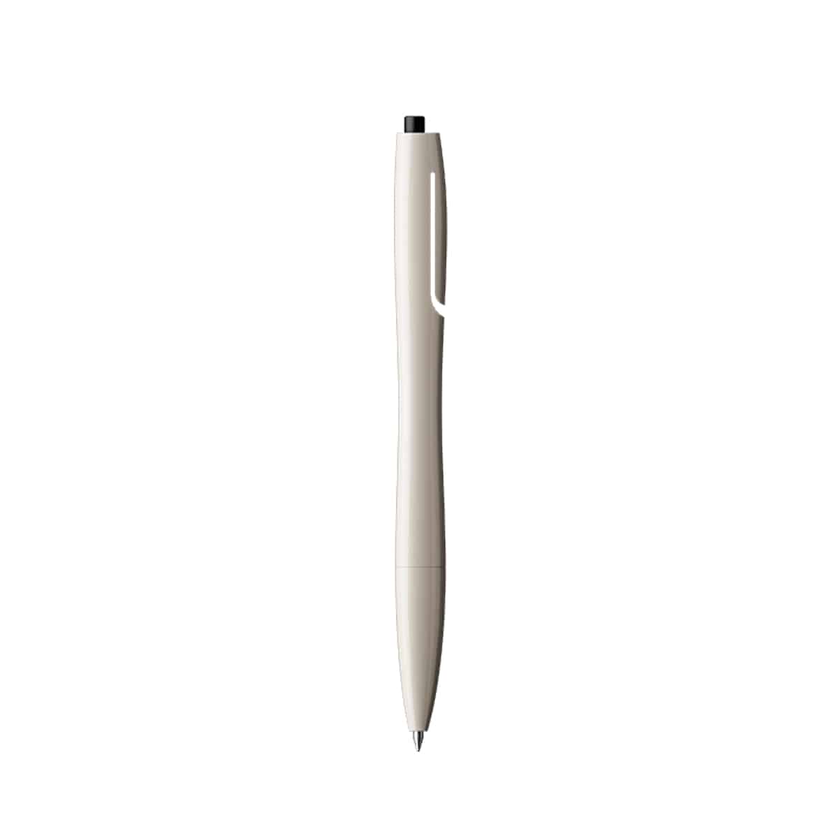 ゲルインクボールペン 水性顔料 インク色：黒 0.5mm芯 替え芯対応 本体色：White(クリーム ホワイト) 文具 ステーショナリー  ギフト 贈呈 プレゼント nusign[ニューサイン] マスターシリーズ