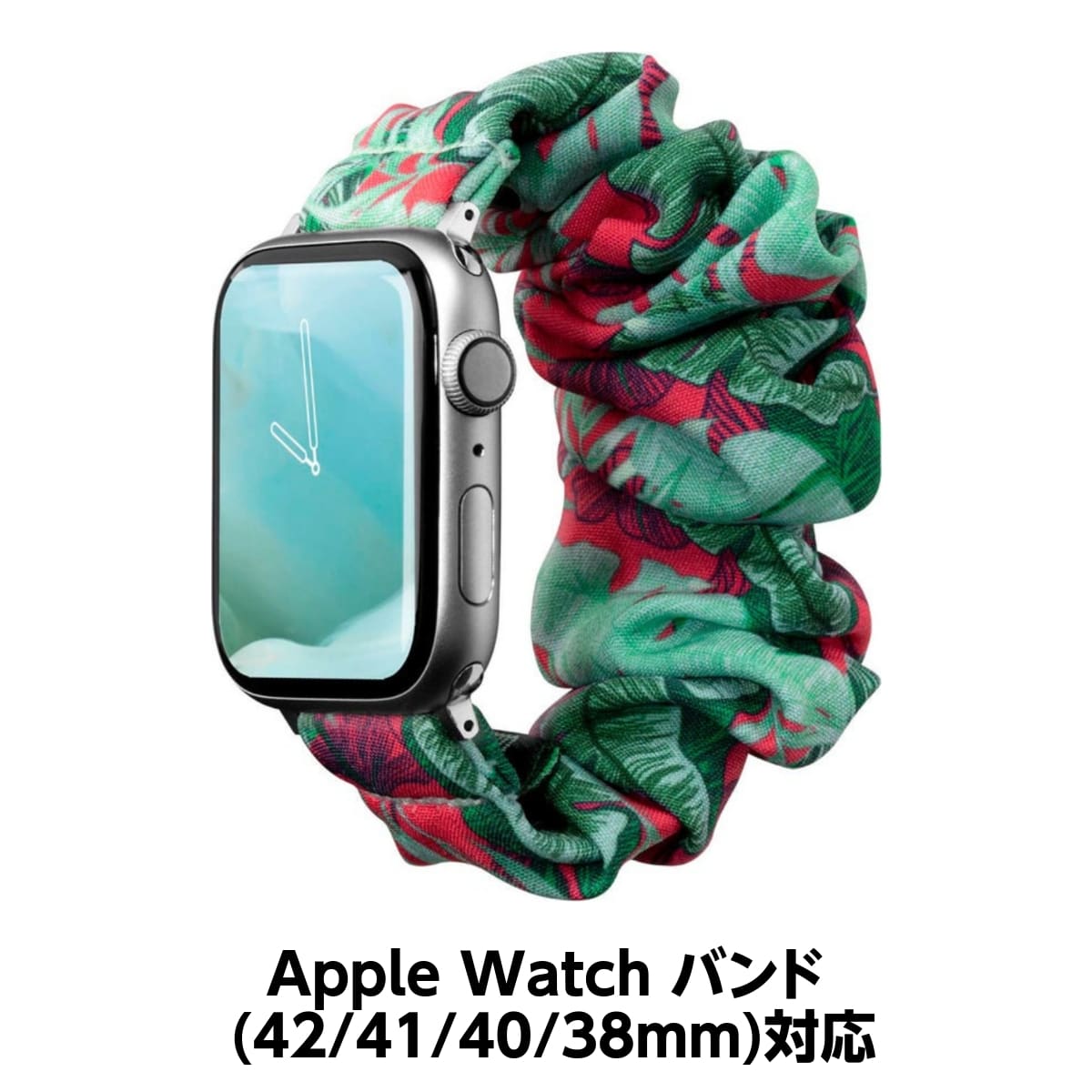 [OUTLET] Apple Watch スマートウォッチ バンド (42/41/40/38mm)用 トロピカル(花柄) LAUT[ラウト] POP LOOP Watch Strap