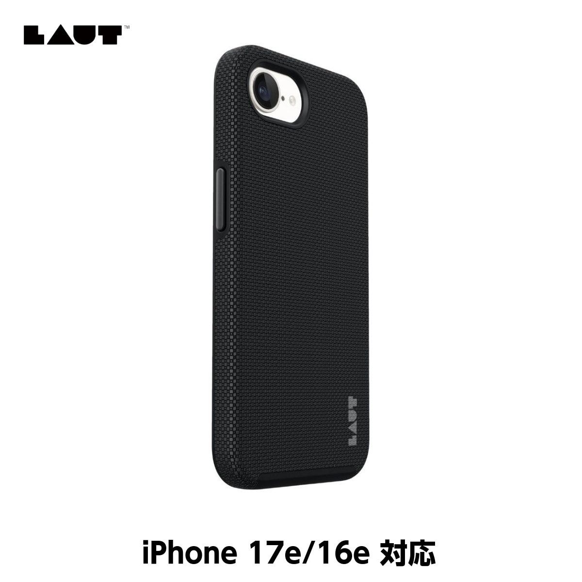 iPhone 17e/16e スマホケース スマホカバー MagSafe対応 二重構造 Black(ブラック) LAUT[ラウト] SHIELD[シールド] (L_IPSE4_MSH_BK)