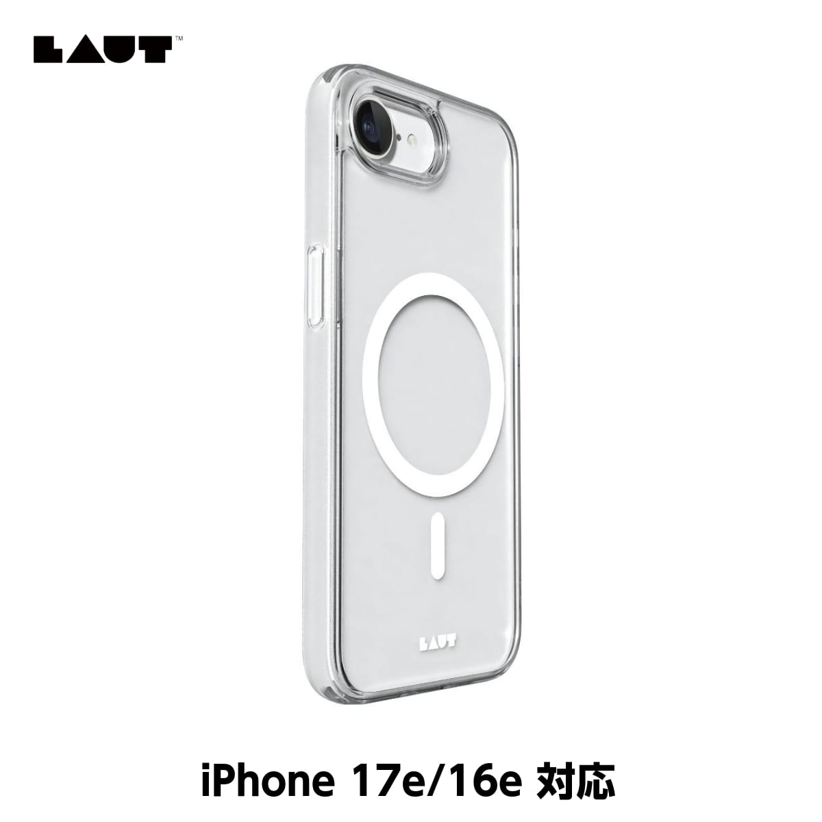 iPhone 17e/16e スマホケース スマホカバー MagSafe対応 Clear(クリア) LAUT[ラウト] CRYSTAL-M[クリスタル・エム]
