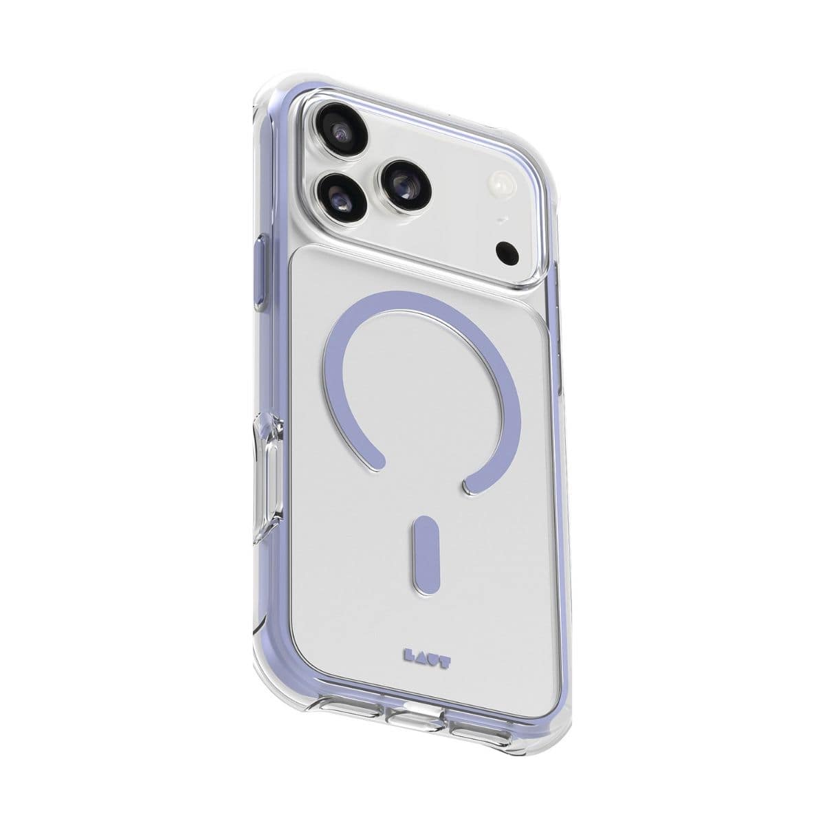 iPhone 18 Pro Max/17 Pro Max  スマホケース スマホカバー MagSafe対応 Clear/Purple(クリア/ライトパープル) LAUT[ラウト] AERO PROTECT[エアロ プロテクト]
