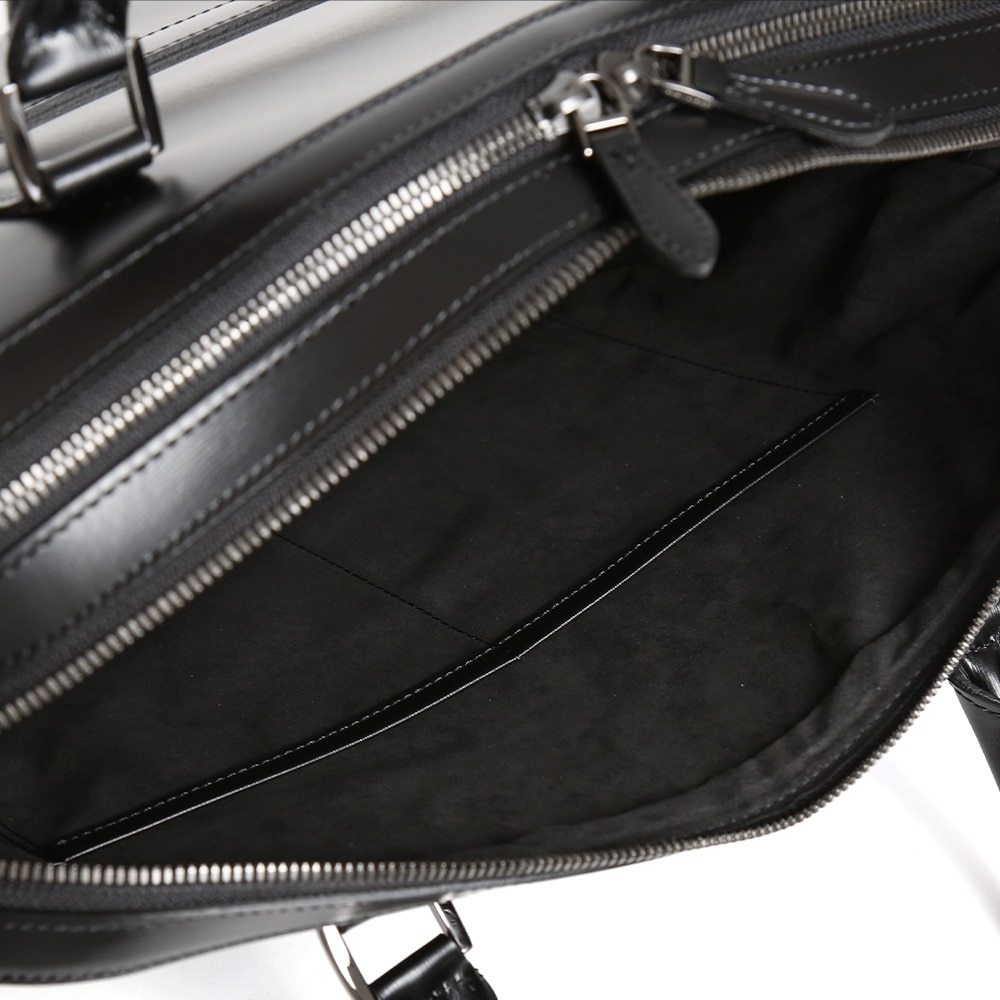 ペッレモルビダCA401-ブリーフバッグ(2室タイプ) BLACK BLACK
