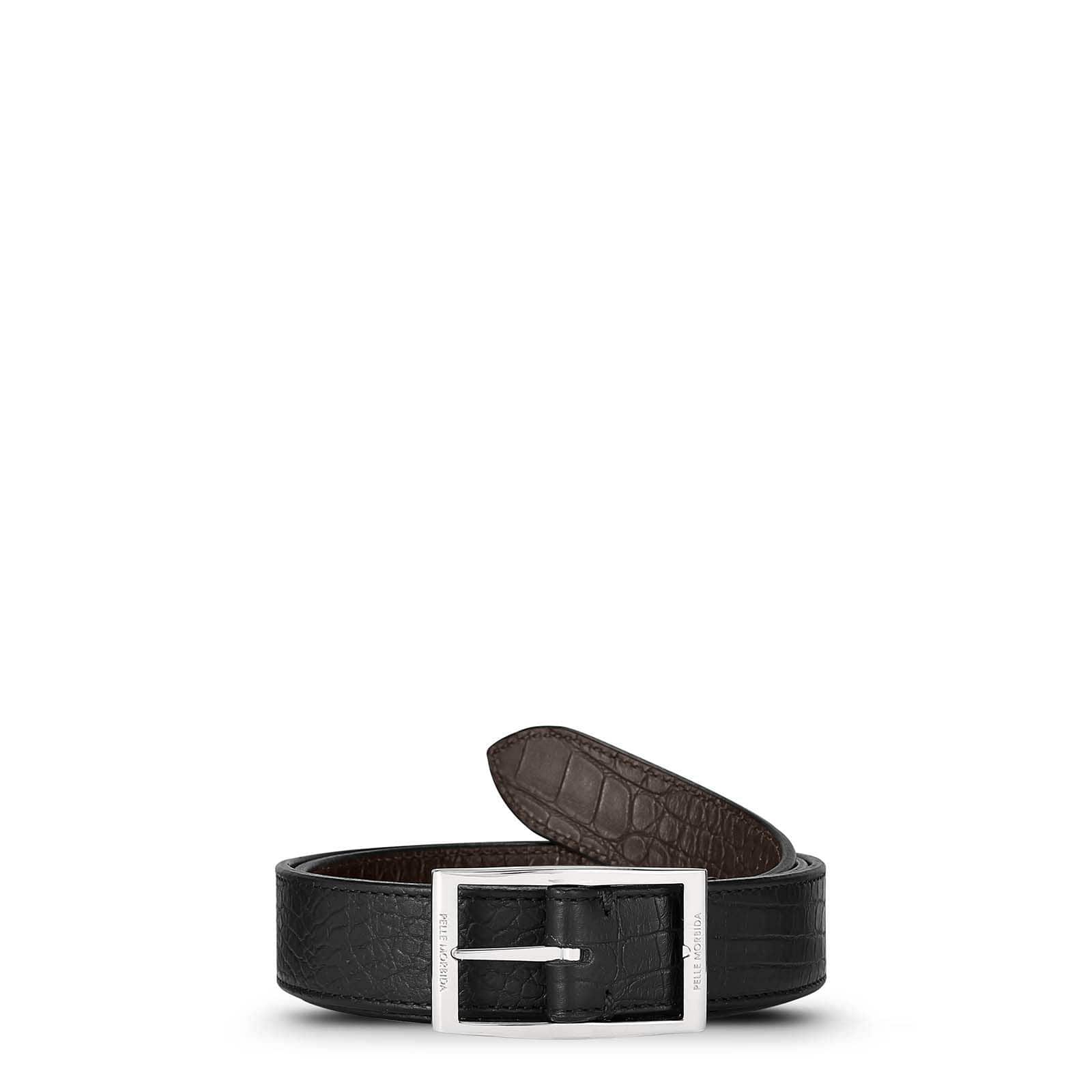 ペッレモルビダBAB002-リバーシブルベルト　90cm：BLK/DBR