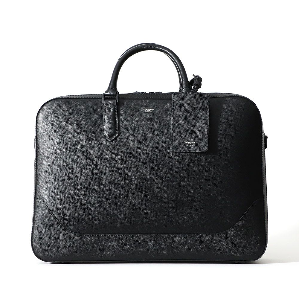 ペッレモルビダCA014A-BKーブリーフバッグ(2室タイプ)　BLACK×GOLD