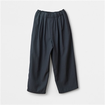 丸洗いOK ウォッシャブル麻調コクーンパンツ ミスキョウコ ASOF21 ネイビー M-L(フリーサイズ)