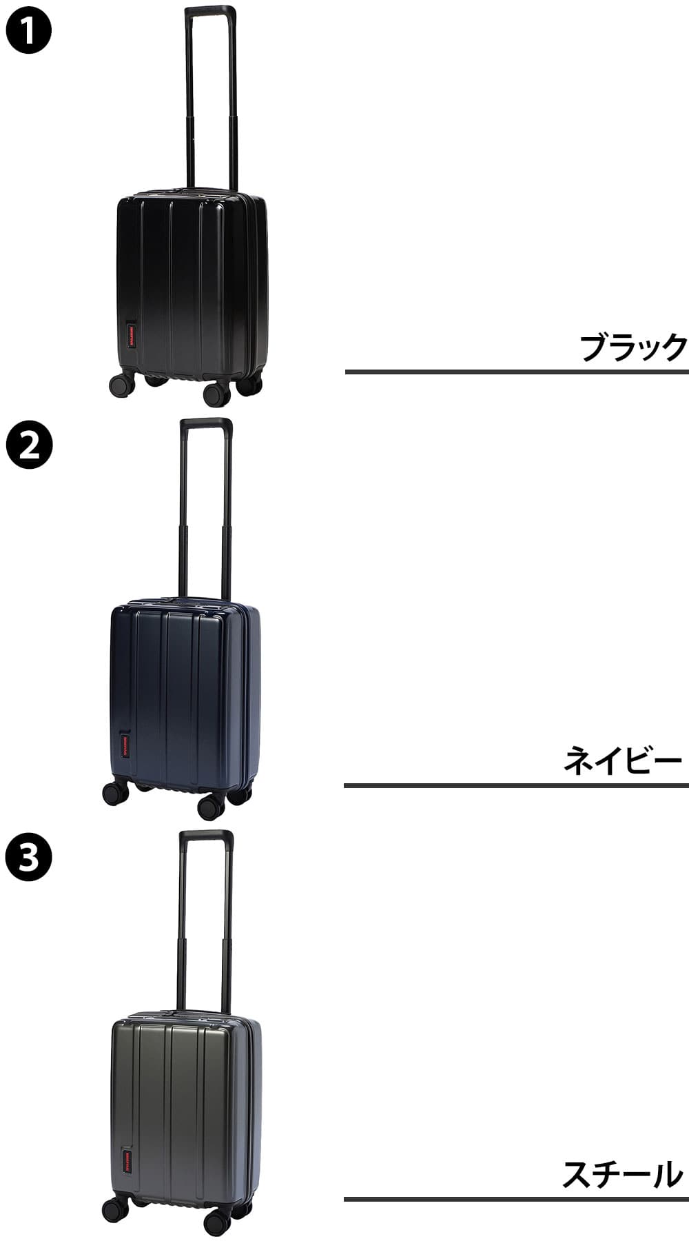 ブリーフィング スーツケース 37L 2~3泊 機内持ち込み ハードキャリー BRIEFING 小型 BRA253C24 メンズ レディース TSAロック 静音キャスター 軽量 旅行 出張 送料無料 誕生日プレゼント ギフト 【正規代理店】 3.スチール -011 3.スチール