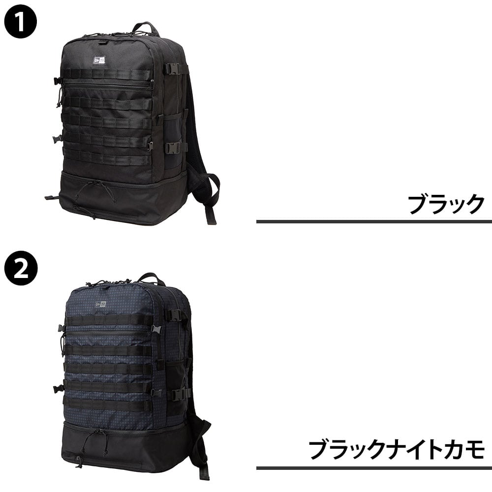 ニューエラ リュック バッグ リュックサック デイパック バックパック 大容量 NEW ERA クラブパック 38L A3 B4 A4 キッズ 1.ブラック -14392360 1.ブラック