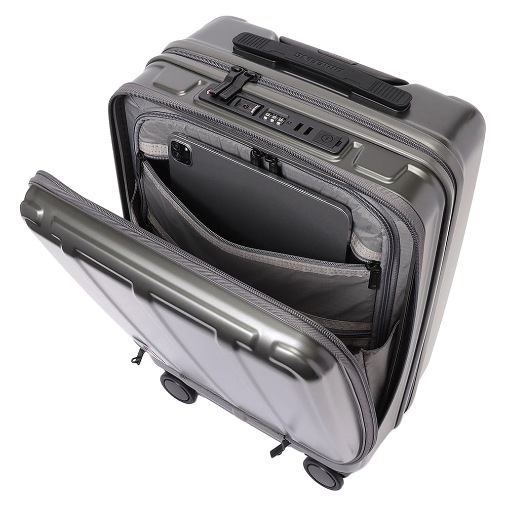 ブリーフィング スーツケース 34L2~3泊 機内持ち込み ハードキャリー BRIEFING 小型 BRA253C25 メンズ レディース TSAロック 静音キャスター 軽量 旅行 出張 送料無料 誕生日プレゼント ギフト 【正規代理店】 3.スチール -011 3.スチール