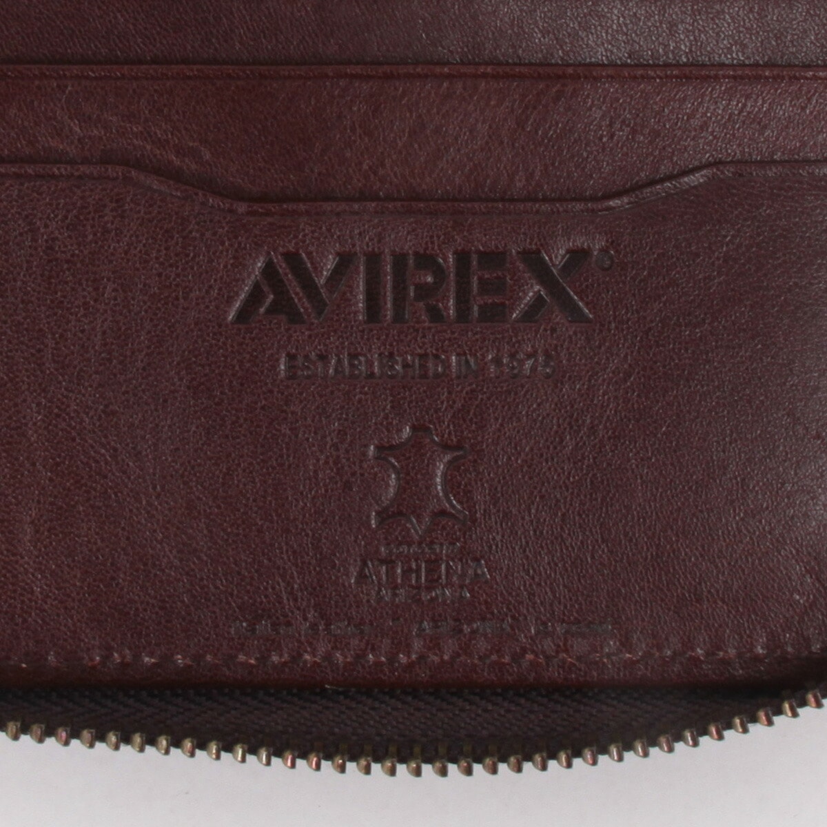 アヴィレックス AVIREX 二つ折り財布 ラウンドウォレット BEIDE バイデ ax9101 2.チョコ 41x43 メンズ 2.チョコ