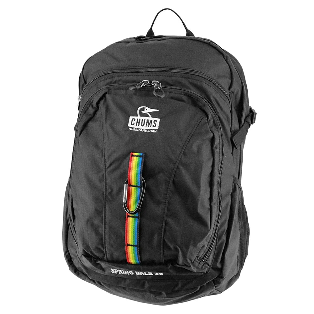 チャムス バッグ リュック バックパック ザックパック 登山 CHUMS スプリングデール30 30L B4 A4 CH60-3998 CH60-4097 1.ブラックxレインボー(2026型番) -604097k042 1.ブラックxレインボー(2026型番)