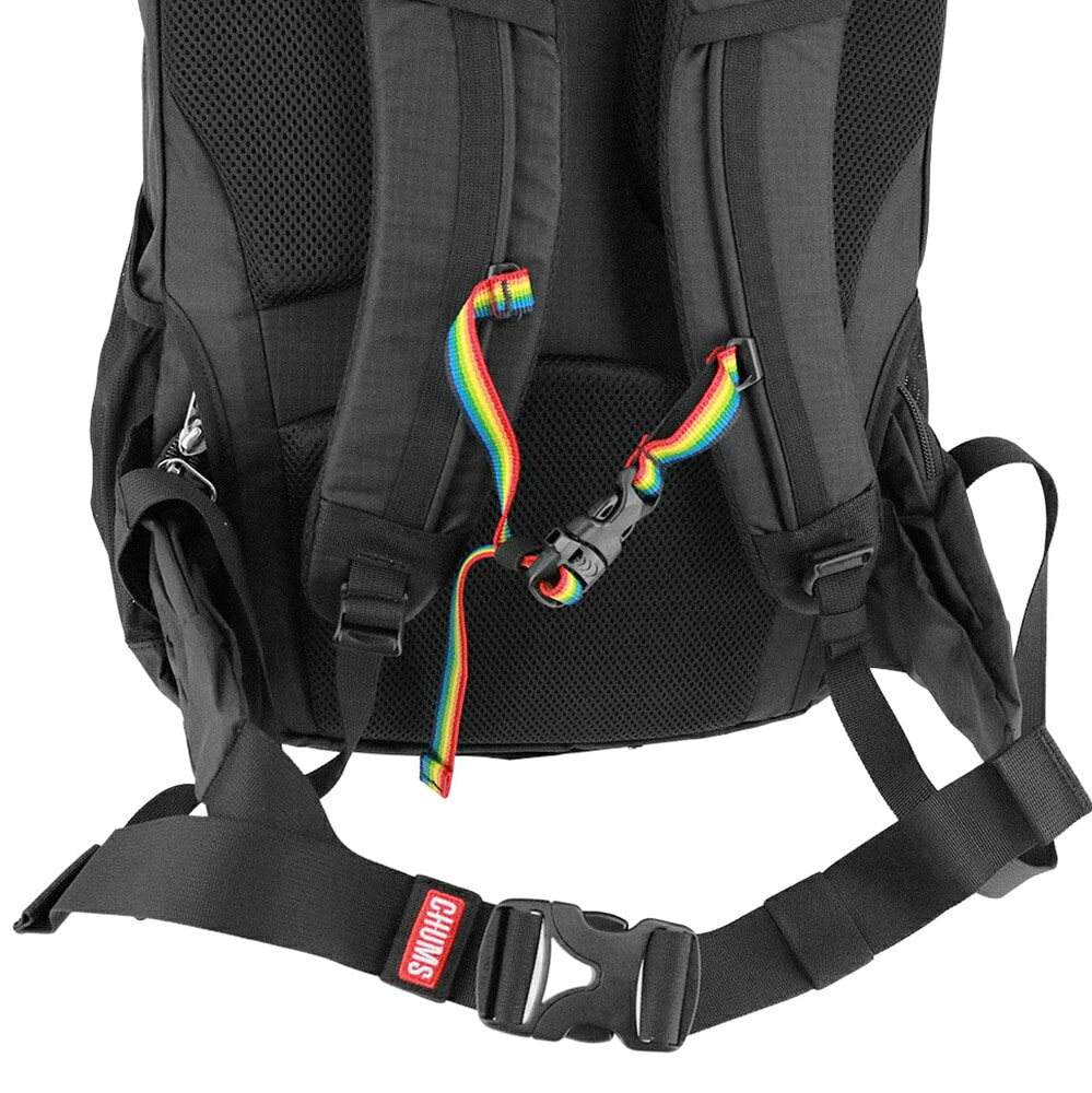チャムス バッグ リュック バックパック ザックパック 登山 CHUMS スプリングデール30 30L B4 A4 CH60-3998 CH60-4097 1.ブラックxレインボー(2026型番) -604097k042 1.ブラックxレインボー(2026型番)