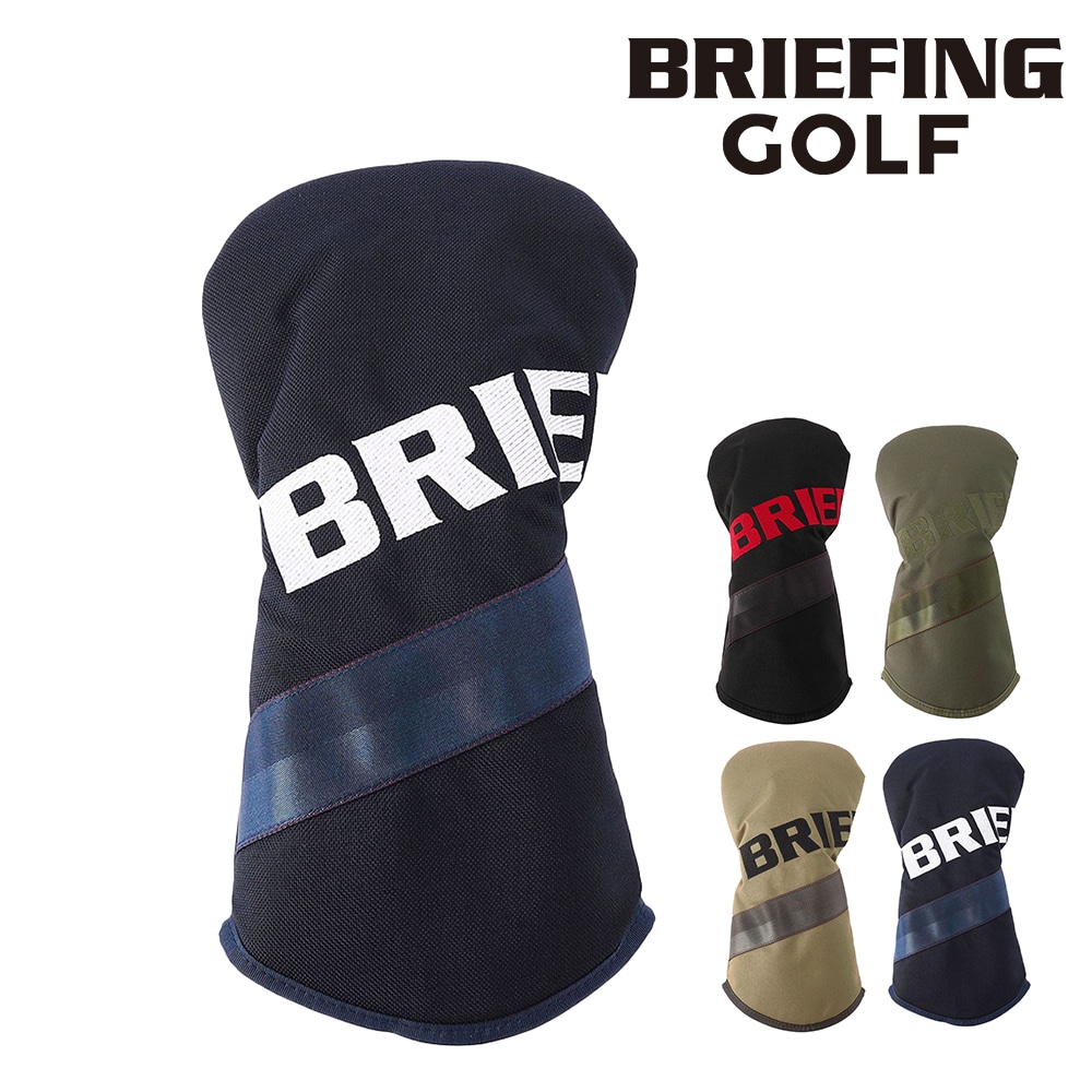 ブリーフィング ゴルフ ドライバーカバー DR用 ヘッドカバー BRIEFING グッズ バイアスビッグロゴ BRG261G53 4.ネイビー -076 4.ネイビー