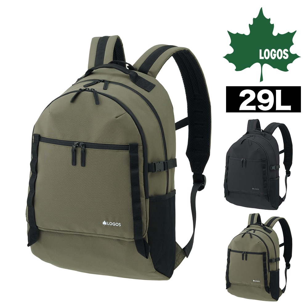 ロゴス バッグ リュック デイパック バックパック 15インチPC収納 撥水 LOGOS スタンダードデイバッグL 29L B4対応 374102 キッズ 送料無料 プレゼント ギフト ラッピング無料 正規代理店 2.カーキ -37410219 2.カーキ
