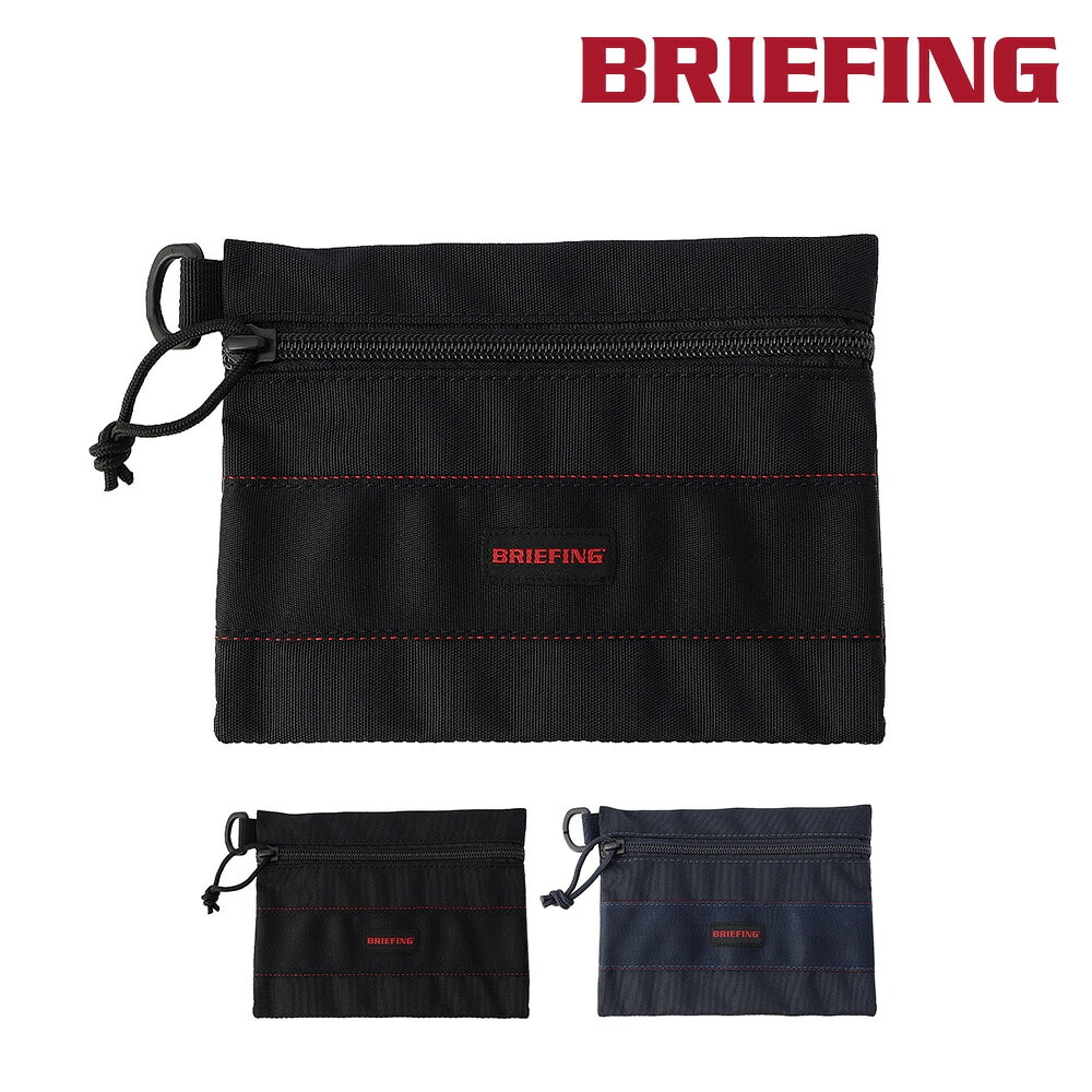 ブリーフィングポーチ マルチポーチ 薄マチ 小物入れ ミニ BRIEFING モジュールウェア フラットポーチ(M)MW GEN2 BRA233A40 メンズ 1.ブラック -010