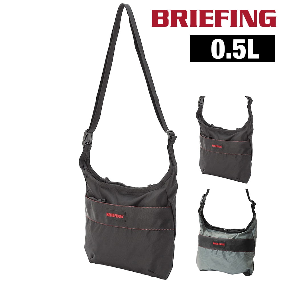 ブリーフィング ショルダーバッグ 0.5L B6 BRIEFING ソリッドライト ライトサコッシュRC BRA253L30 1.ブラック -010