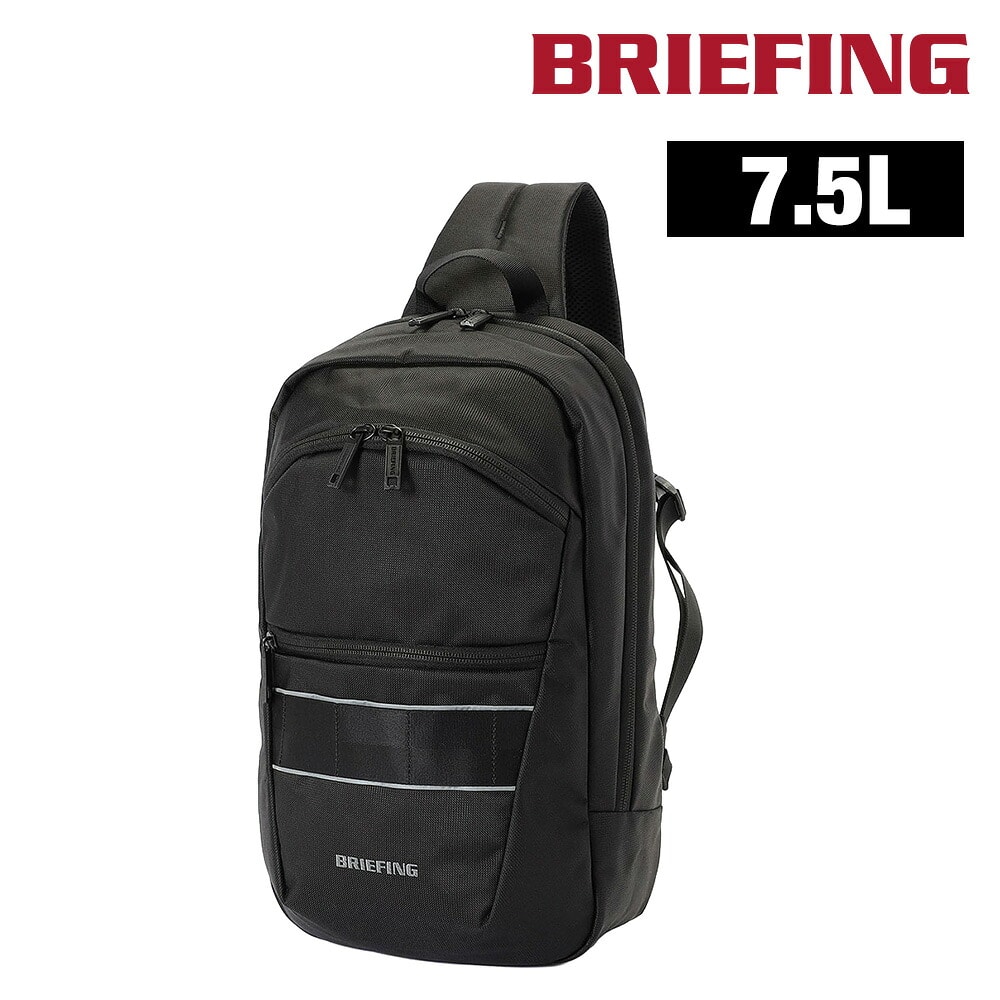 ブリーフィング バッグ ボディバッグ ワンショルダー 斜め掛け ミニ B5 7.5L BRIEFING MFC スリング BRA253L44 メンズ ブラック -010
