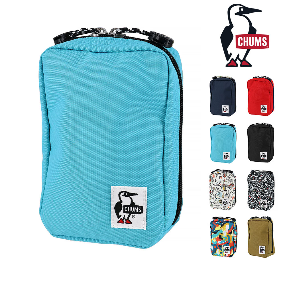 チャムス CHUMS マルチポーチ Recycle Standing Pouch リサイクル スタンディングポーチ ch60-3469 8.スカイ -99x603469a056 メンズ レディース