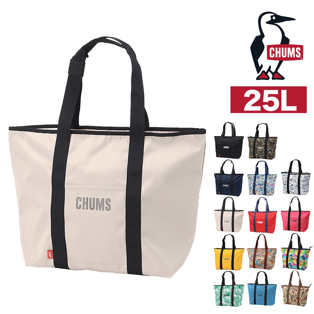 チャムス トートバッグ 25L A3 B4 A4 CHUMS リサイクルチャムスデイリートート CH60-3845 3.グレージュ -603845g057