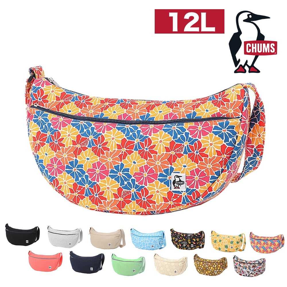 チャムス ショルダーバッグ 12L CHUMS バナナショルダーバッグスウェット CH60-3937 7.デイジー -603937z355