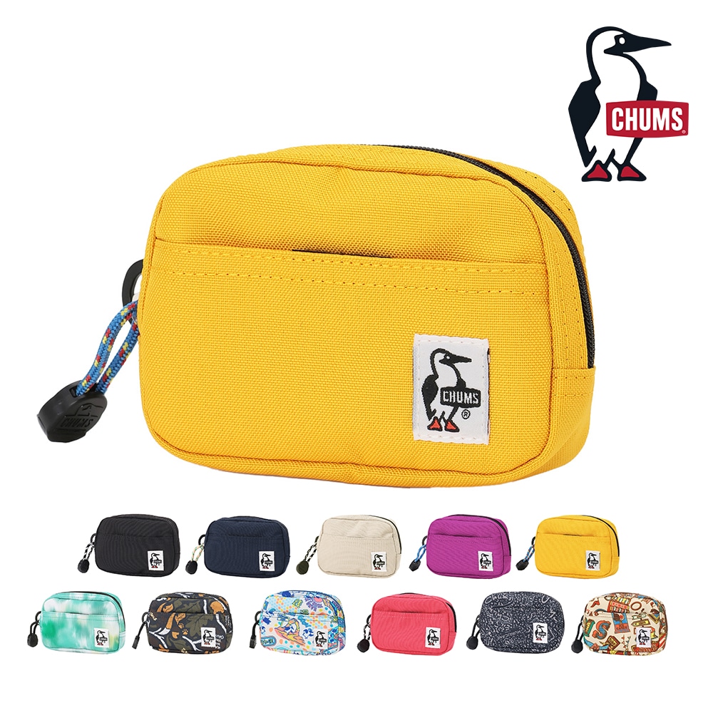チャムス マルチポーチ 小物入れ CHUMS リサイクルデュアルソフトケース CH60-3987 5.イエロー -603987y001