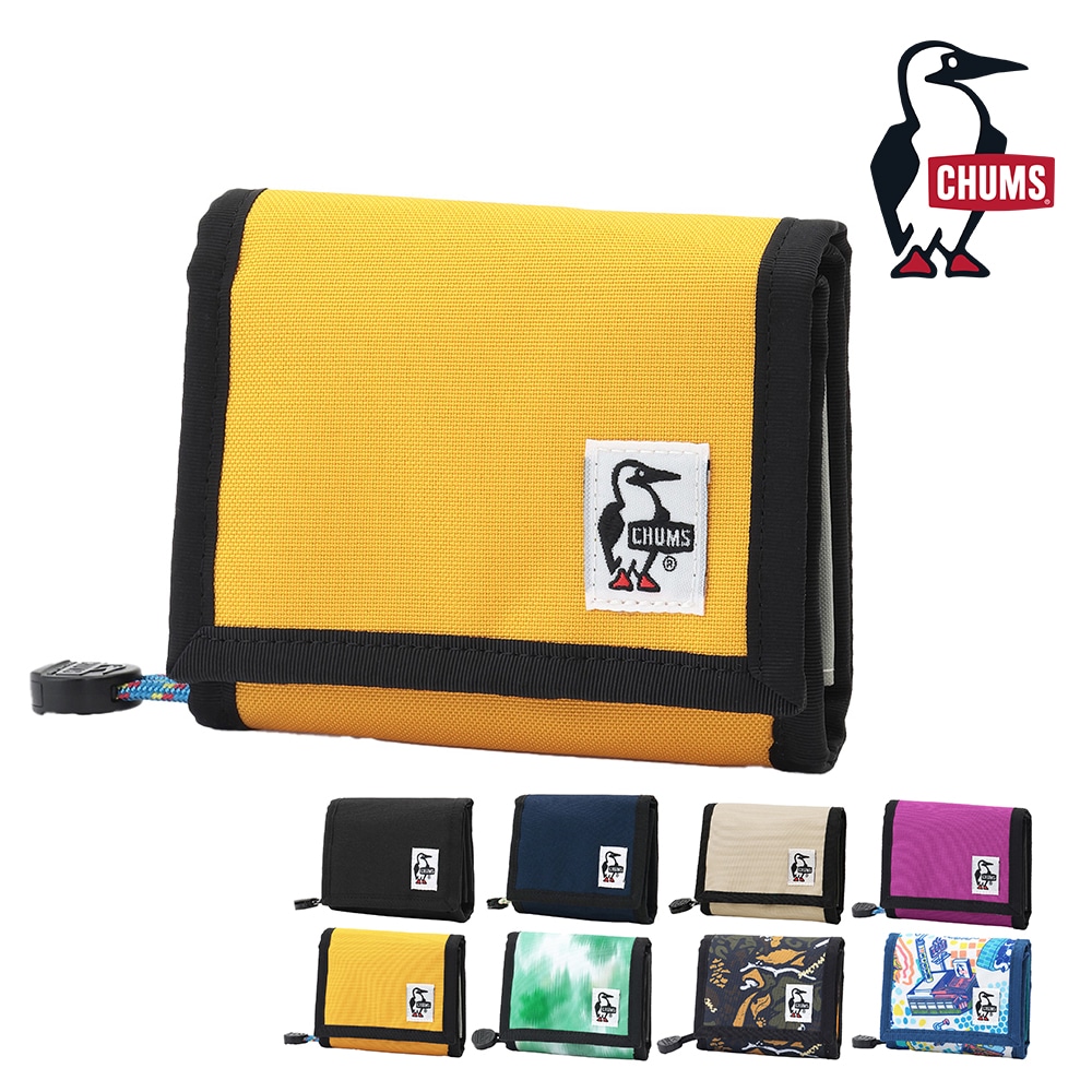 チャムス 二つ折り財布 CHUMS リサイクルマルチウォレット CH60-3988 5.イエロー -603988y001