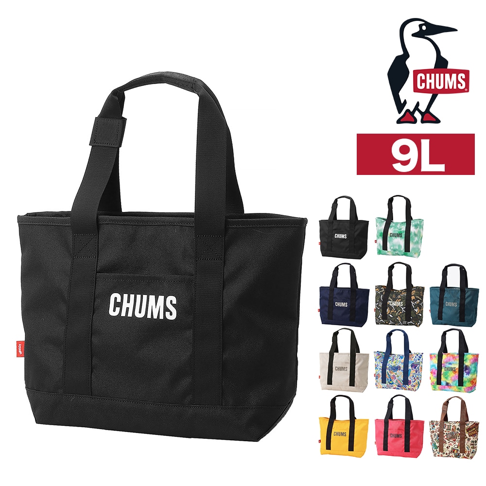チャムス トートバッグ 9L A4 CHUMS リサイクルチャムスオーディナリートートバッグ CH60-4092 1.ブラック -604092k001
