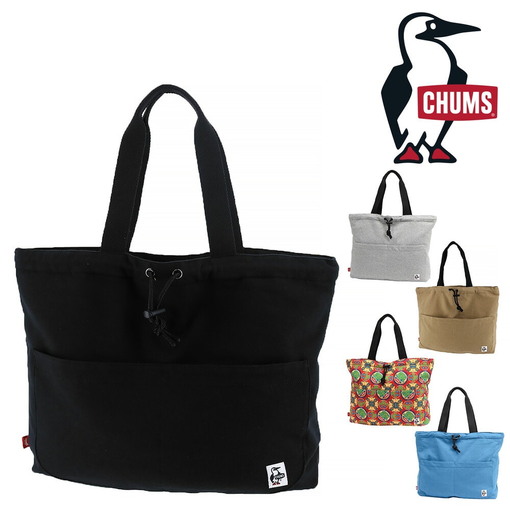 チャムス CHUMS トートバッグ Big Tote Sweat ビッグトートスウェット ch60-3460 5.ダルブルー -99x603460a088 メンズ レディース