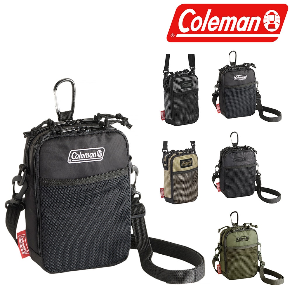 コールマン バッグ 2WAYショルダーバッグ ショルダーポーチ Coleman ウォーカーポーチS 2L B6 メンズ レディース キッズ 誕生日プレゼント ギフト ラッピング無料 正規代理店 1.ブラック -99x2185798