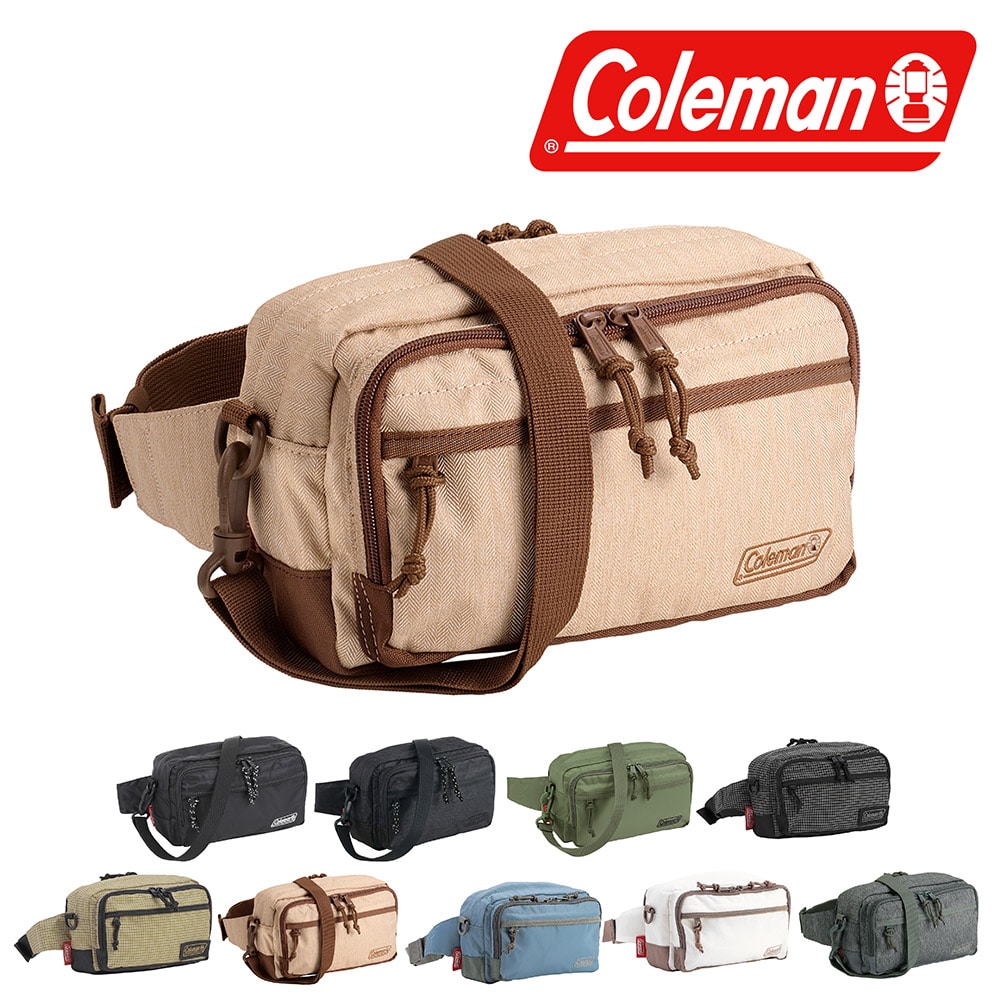 コールマン バッグ 2WAYウエストバッグ ショルダーバッグ ウエストポーチ ナイロン Coleman ウォーカーポーチ 2L B6 メンズ レディース キッズ 誕生日プレゼント ギフト ラッピング無料 正規代理店 5.バターナッツ -99x2205870