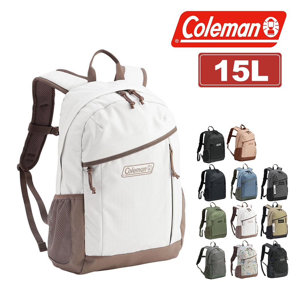 コールマン リュック 15L Coleman ウォーカー15 7.ホワイトヘリンボーン -2213986