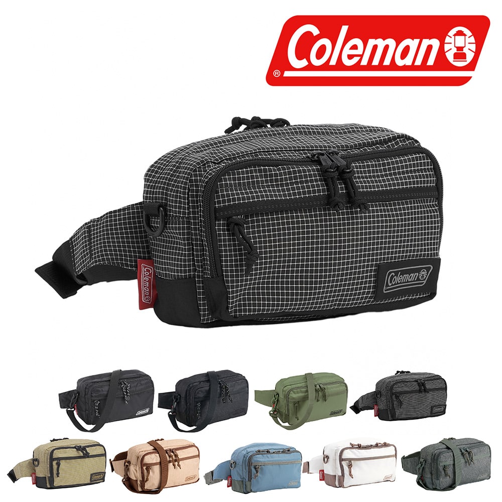コールマン バッグ 2WAYウエストバッグ ショルダーバッグ ウエストポーチ ナイロン Coleman ウォーカーポーチ 2L B6 メンズ レディース キッズ 誕生日プレゼント ギフト ラッピング無料 正規代理店 8.ブラックリップ -2235128
