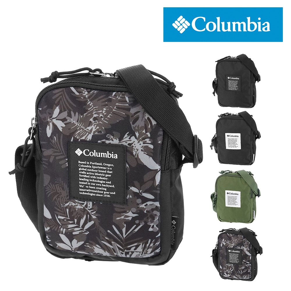 コロンビア バッグ ショルダーバッグ 斜めがけ Columbia アイアンロミオスクエアショルダー A6対応 PU8786 メンズ レディース 誕生日プレゼント ギフト ラッピング無料 正規代理店 4.ブラックxグレー -19
