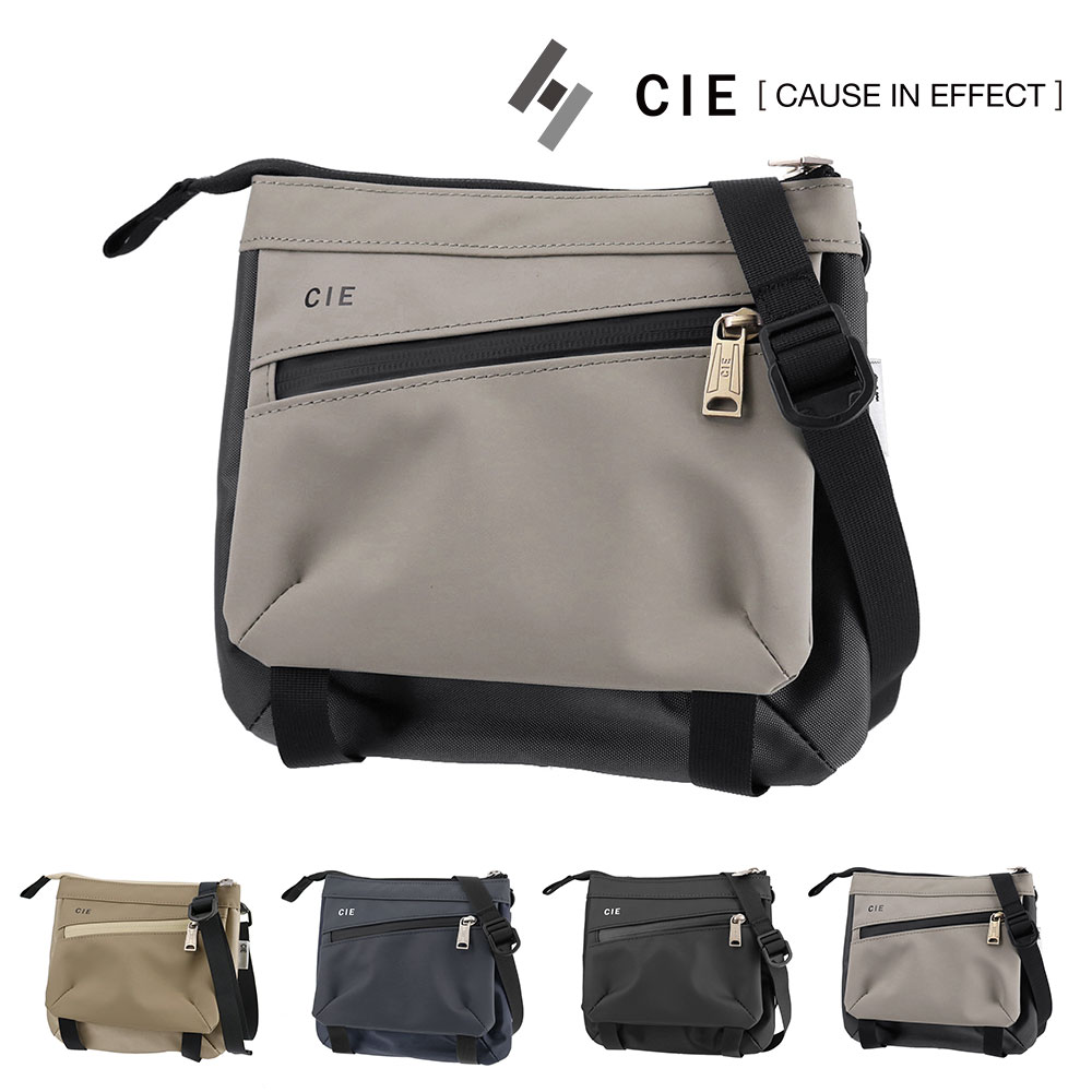 シー CIE ショルダーバッグ VARIOUS MINISHOULDER 021803 2.グレー -15 メンズ レディース ミニショルダー01 B6サイズ 021803 日本製